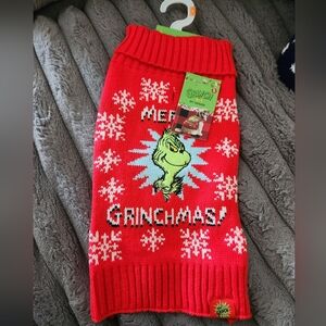 NWT Grinch Dog Sweater Size Small
